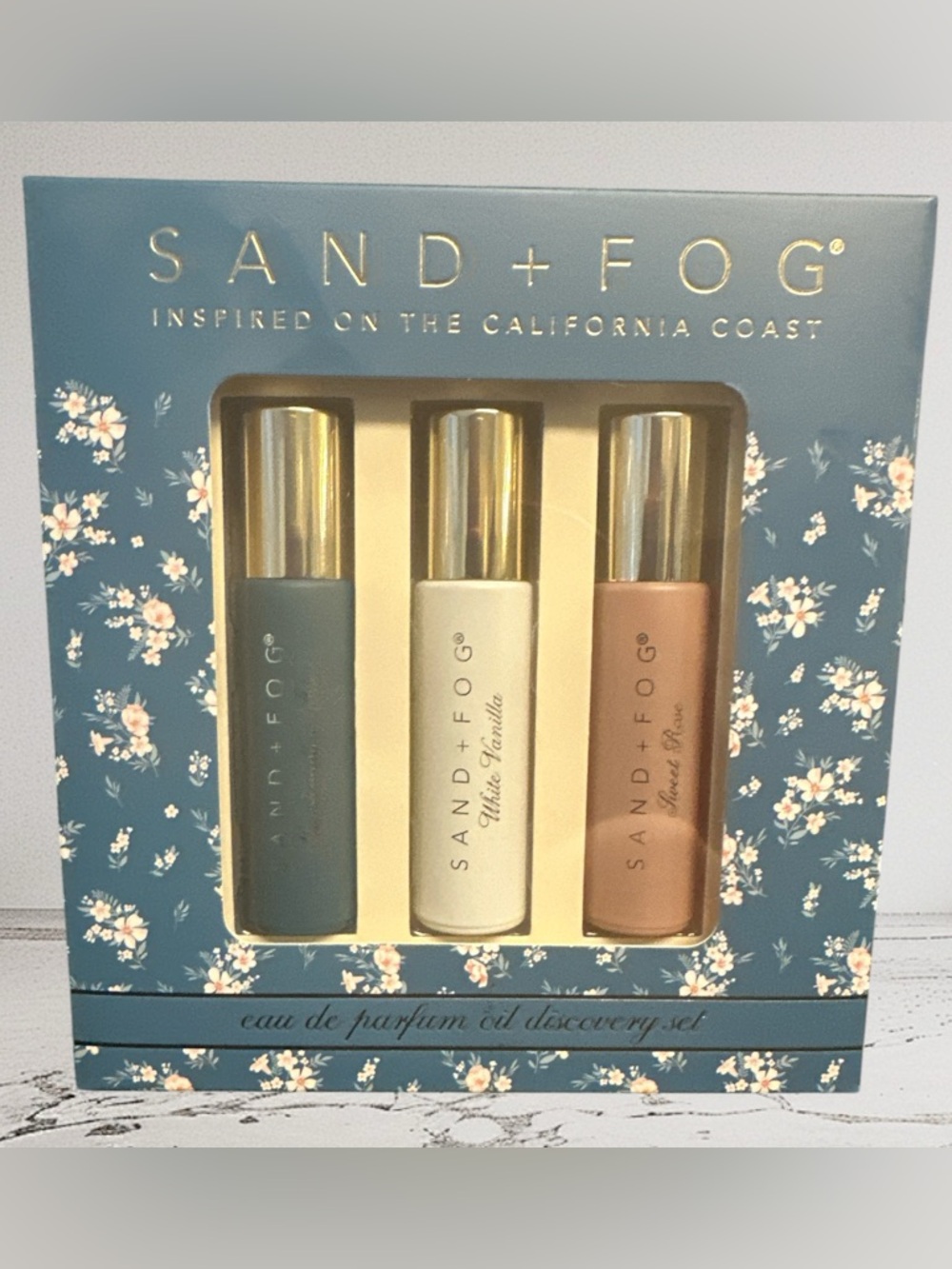 Sand & Fog Marshmallow, Vanilla, & Rose Discovery Set